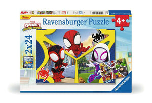 Puzzle Ravensburger - Spidey. 2x24 piezas