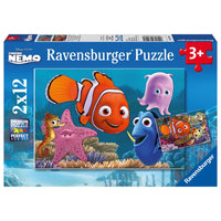 Puzzles Ravensburger - Buscando Nemo. 2x12 piezas