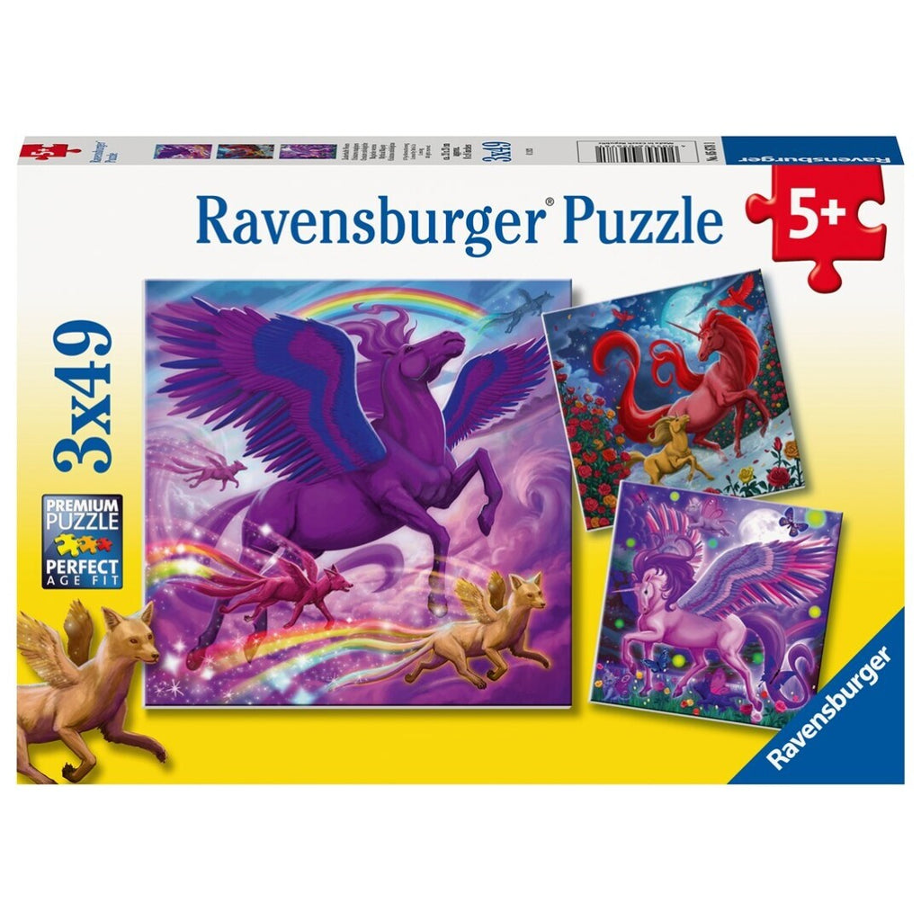 Puzzle Ravensburger - Criaturas Mitológicas. 3x49