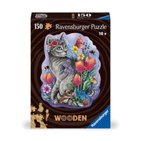 Puzzle de madera Ravensburger - Gato. 150 Piezas