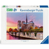 Puzzle Ravensburger - Notre Dame al atardecer. 1500 piezas
