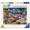 Puzzle Ravensburger - Luces del Norte. 500 piezas XXL