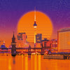 Puzzle Ravensburger - Neon, Berlín. 500 piezas