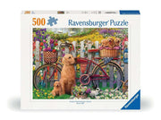 Puzzle Ravensburger - Cute Dogs in the Garden. 500 piezas