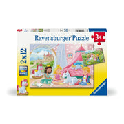 Puzzles Ravensburger - Amistad Encantadora. 2x12 piezas