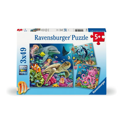 Puzzles Ravensburger - Maravillas Submarinas. 3x49