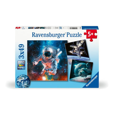 Puzzles Ravensburger - Aventuras en el Espacio. 3x49