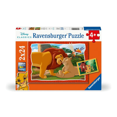 Puzzle Ravensburger - El Rey León. 2x24 piezas