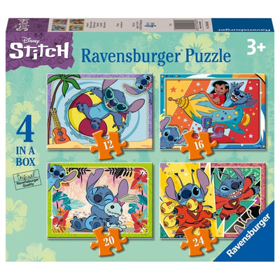 Puzzle Ravensburger - Stitch. 4 en 1. 12-24 piezas