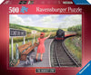 Puzzle Ravensburger - Lady on the Platform. 500 piezas