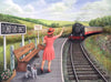 Puzzle Ravensburger - Lady on the Platform. 500 piezas