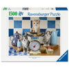 Puzzle Ravensburger - Gatitos en la cocina. 1500 piezas