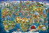 Puzzle Ravensburger - Mapa del mundo ilustrado. 5000 piezas