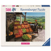 Puzzle Ravensburger - Mercado de Frutas y Verduras Croacia. 500 piezas