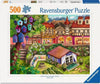 Puzzle Ravensburger - Market Town Haven. Campeonato Alemán Parejas 2026. 500 piezas