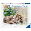 Puzzle Ravensburger - Puppies Collection: dulce gatito. 500 piezas