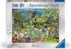Puzzle Ravensburger - Seaside Allotment. 500 piezas