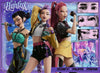 Puzzle Ravensburger - K-Pop Demon Hunters XXL. 100 piezas