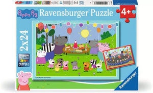 Puzzle Ravensburger - Peppa Pig. 2x24 piezas