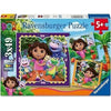 Puzzles Ravensburger - Dora. 3x49