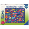 Puzzle Ravensburger - Funny Fish Friends XXL. 200 piezas