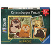 Puzzles Ravensburger - Las Aventuras de Mabel. Hoppers. 3x49