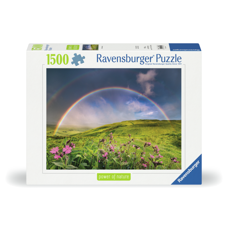 Puzzle Ravensburger - Paisaje con Arco Iris. 1500 piezas