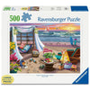 Puzzle Ravensburger - Tarde en la playa. 500 piezas XXL
