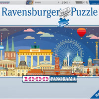 Puzzle Ravensburger Panorama - Berlín de Noche. 1000 piezas-Puzzle-Ravensburger-Doctor Panush