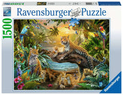 Puzzle Ravensburger - Leopardos en la Selva. 1500 Piezas