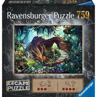 Escape Puzzle Ravensburger - In the Dragon Cave. 759 Piezas