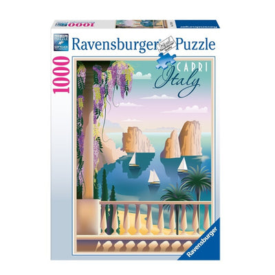 Puzzle Ravensburger - Postal de Capri. 1000 piezas-Puzzle-Ravensburger-Doctor Panush