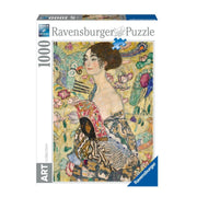 Puzzle Ravensburger - Klimt. Dama con abanico. 1000 piezas-Puzzle-Ravensburger-Doctor Panush