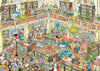 Puzzle Jumbo - Jan Van Haasteren - The Library. 1000 piezas-Puzzle-Jumbo-Doctor Panush