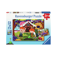 Puzzles Ravensburger - Cuento de Hadas. 2x12 piezas