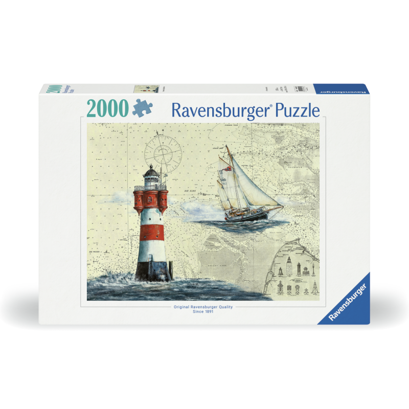 Puzzle Ravensburger - Faro Romántico. 2000 piezas