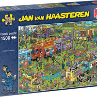 Puzzle Jumbo - Jan Van Haasteren - Food Truck Festival. 1500 piezas