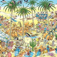 Puzzle Jumbo - Jan Van Haasteren - The Oasis. 1000 piezas-Puzzle-Jumbo-Doctor Panush