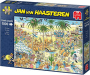 Puzzle Jumbo - Jan Van Haasteren - The Oasis. 1000 piezas-Puzzle-Jumbo-Doctor Panush