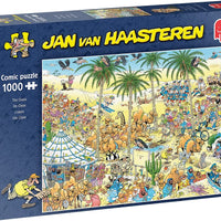 Puzzle Jumbo - Jan Van Haasteren - The Oasis. 1000 piezas-Puzzle-Jumbo-Doctor Panush