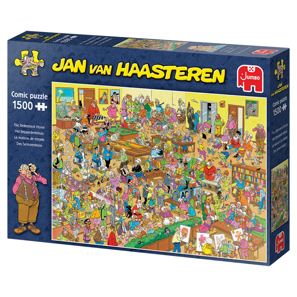 Puzzle Jumbo - Jan Van Haasteren - The Retirement Home. 1500 piezas