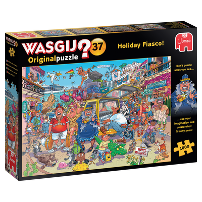Puzzle Jumbo - Wasgij Original 37. Holiday Fiasco! 1000 piezas-Puzzle-Jumbo-Doctor Panush
