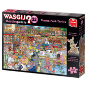 Puzzle Jumbo - Wasgij Destiny 23. Theme Park Thrills. 1000 piezas-Puzzle-Jumbo-Doctor Panush