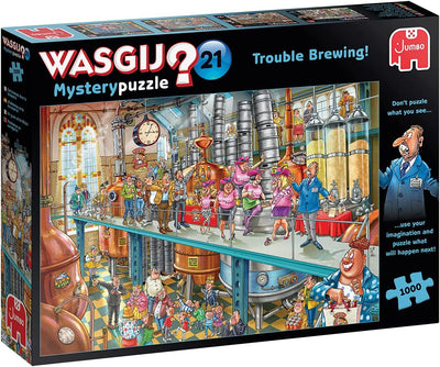 Puzzle Jumbo - Wasgij Mystery 21. Trouble Brewing! 1000 piezas-Puzzle-Jumbo-Doctor Panush