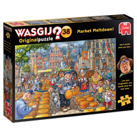 Puzzle Jumbo - Wasgij Original 38. Market Meltdown! 1000 piezas-Puzzle-Jumbo-Doctor Panush