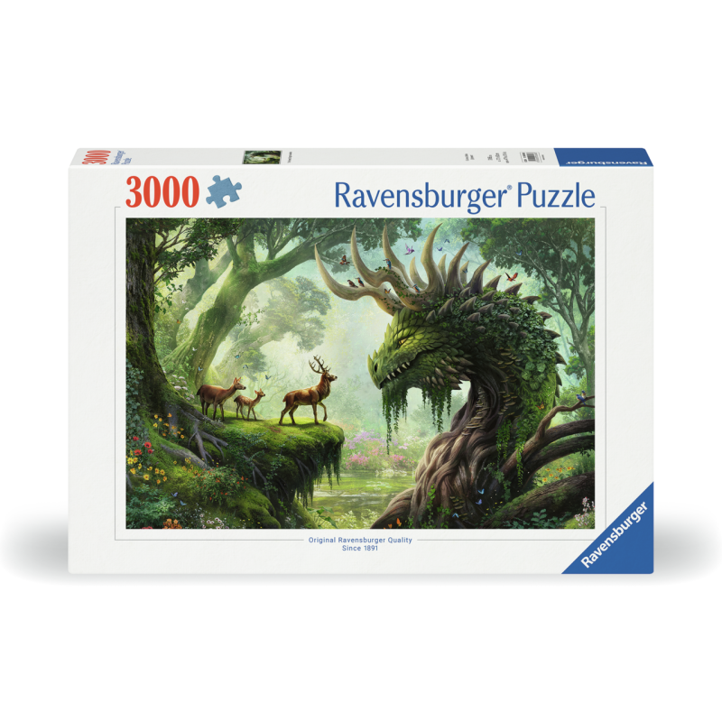 Puzzle Ravensburger - Dragón en el Bosque. 3000 piezas