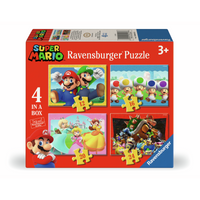 Puzzle Ravensburger - Super Mario. 4 en 1. 12-24 piezas