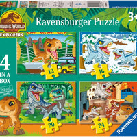 Puzzle Ravensburger - Jurassic World Explorers. 4 en 1. 12-24 piezas