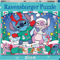 Puzzle Ravensburger - Stitch Christmas. 100 piezas