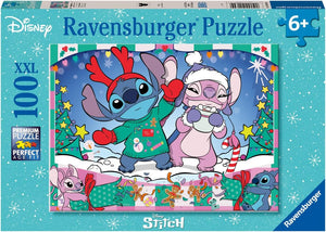 Puzzle Ravensburger - Stitch Christmas. 100 piezas